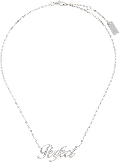 Marc Jacobs 'the Perfect Pave' Necklace In Metallic