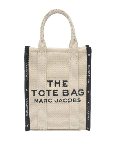Marc Jacobs The Phone Tote Bag In Beige