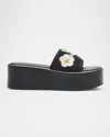Marc Jacobs The Platform Daisy Crochet Sandals