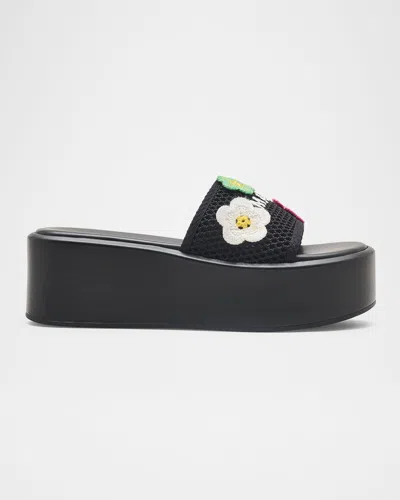 Marc Jacobs The Platform Daisy Crochet Sandals