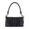 Marc Jacobs The Quilted Snapshot Convertible Shoulder Bag In Black