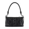 Marc Jacobs The Quilted Snapshot Convertible Shoulder Bag In Black