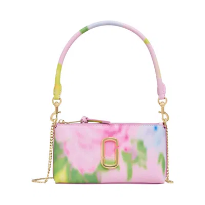 Pre-owned Marc Jacobs The Pochette Blurred Floral Snapshot Bag 'ribbon Pink' | Women's Size Onesize