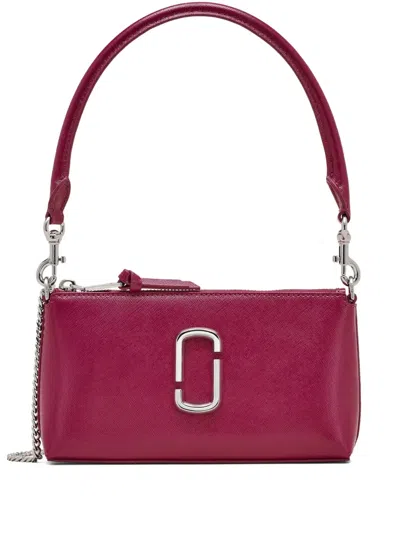 Marc Jacobs The Pochette Logo-plaque Cross Body Bag In Pink
