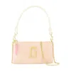 Marc Jacobs Two-tone Leather Snapshot Shoulder Bag In Pink