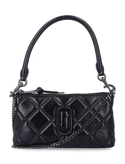 Marc Jacobs The Pochette Quilted Leather In Black