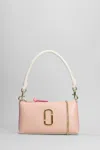 Marc Jacobs Two-tone Leather Snapshot Shoulder Bag In Pink