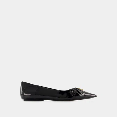 MARC JACOBS BALLERINES THE POINTY TOE - MARC JACOBS - CUIR - NOIR