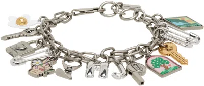 Marc Jacobs 'the Pop Americana' Charm Bracelet In Metallic