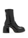 Marc Jacobs The Pop J Marc Ankle Boots In Black