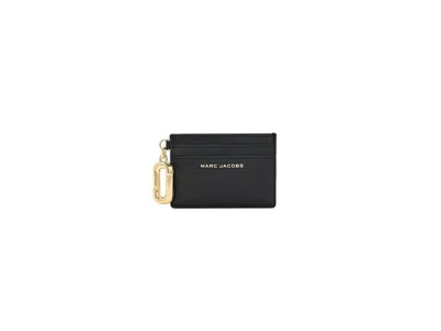 Marc Jacobs The Pop J Marc Card Case Wallet Handbags Black: One Size
