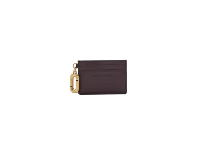 Marc Jacobs The Pop J Marc Card Case Wallet Handbags Dark Port: One Size In Multi