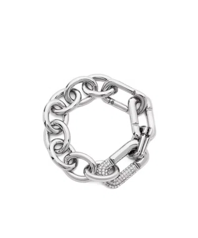 Marc Jacobs The Pop J Marc Pave Bracelet In Metallic