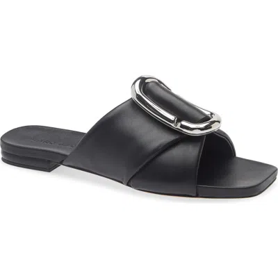 Marc Jacobs The Pop J Marc Slide Sandal In Black