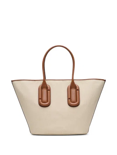 Marc Jacobs The Pop J Marc Tote Bag In Neutral