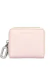 Marc Jacobs The Pop J-marc Compact Wallet In Pink