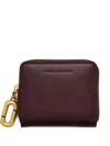 Marc Jacobs The Pop J-marc Slim Compact Wallet In Red