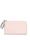 Marc Jacobs The Pop J-marc Top-zip Wallet In Pink