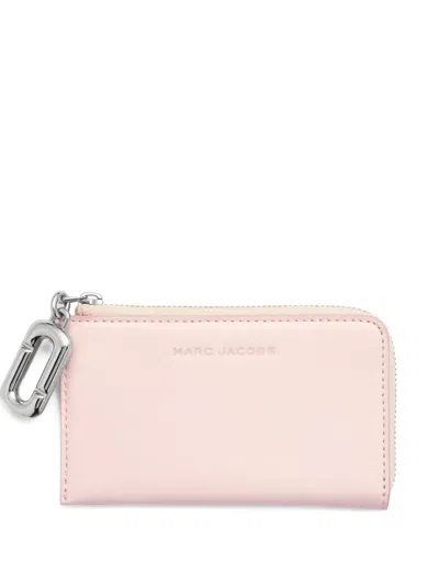 Marc Jacobs The Pop J-marc Top-zip Wallet In Pink