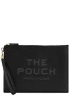 Marc Jacobs The Pouch Large Leather Pouch In Black