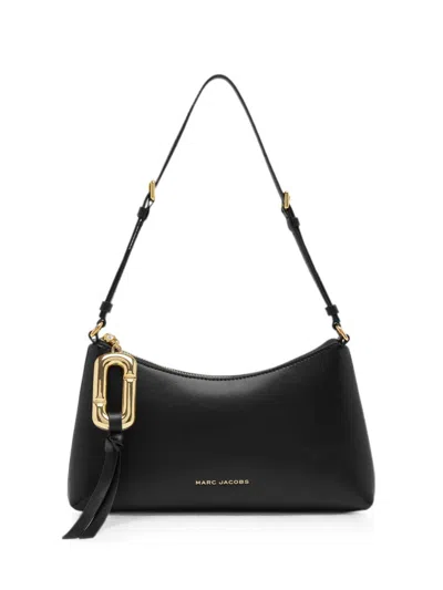 Marc Jacobs The Pouch Mini Leather Shoulder Bag In Black