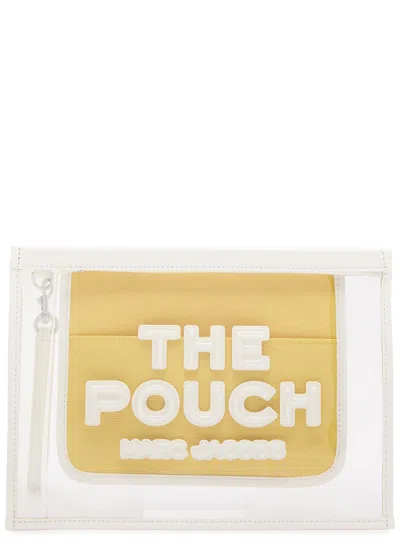 Marc Jacobs The Pouch Pvc And Leather Pouch In White