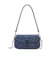 Marc Jacobs The Puffy Daisy Denim Clover Shoulder Bag In Blue