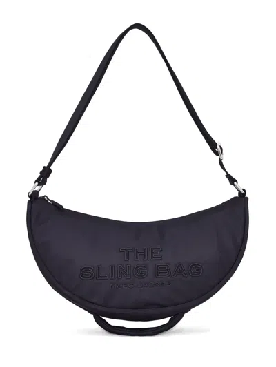 Marc Jacobs The Puffy Nylon Sling Bag In Black