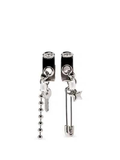 Marc Jacobs The Punk Beauty Earrings In Black