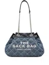 Marc Jacobs The Quilted Denim Chain Sack Bag