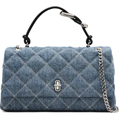 Marc Jacobs The Quilted Denim Dual Chain Shoulder Bag