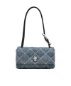 Marc Jacobs The Quilted Denim Mini Dual Shoulder Bag
