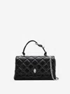 Marc Jacobs Medium The Quilted Dual Convertible Shoulder Bag In Black