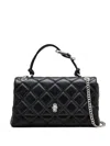 Marc Jacobs Medium The Quilted Dual Convertible Shoulder Bag In Black