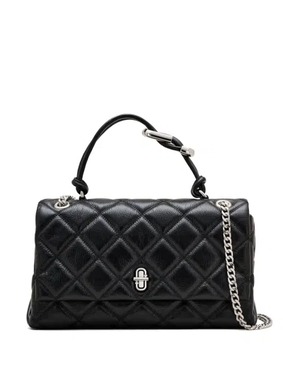 Marc Jacobs The Quilted Dual Convertible Shoulder Bag In Black