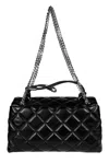 Marc Jacobs The Quilted Dual Convertible Shoulder Bag In Black