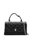 Marc Jacobs Medium The Quilted Dual Convertible Shoulder Bag In Black