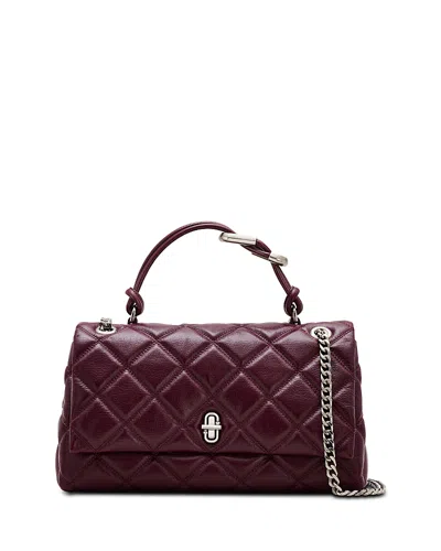 Marc Jacobs The Quilted Dual Convertible Shoulder Bag In Purple