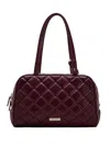 Marc Jacobs The Quilted Leather Dual Satchel Burgundy Bag