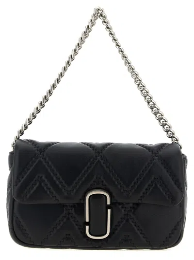Marc Jacobs The Quilted Leather J Marc Shoulder Bags Black