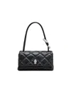 Marc Jacobs The Quilted Mini Dual Shoulder Bag Black In 001