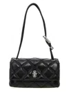 Marc Jacobs Dual Quilted Top Handle Shoulder Bag In Black