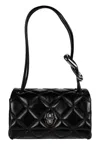 Marc Jacobs The Quilted Mini Dual Shoulder Bag In Black