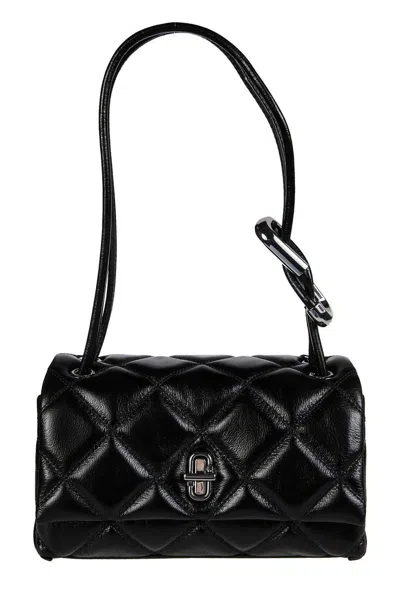 Marc Jacobs The Quilted Mini Dual Shoulder Bag In Black