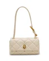 Marc Jacobs The Quilted Mini Dual Shoulder Bag In Cloud White
