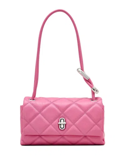 Marc Jacobs The Quilted Mini Dual Shoulder Bag In Pink