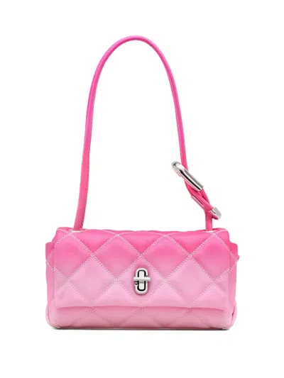 MARC JACOBS THE QUILTED OMBRÉ LEATHER MINI DUAL SHOULDER BAG