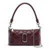 Marc Jacobs The Quilted Snapshot Convertible Shoulder Bag In Red