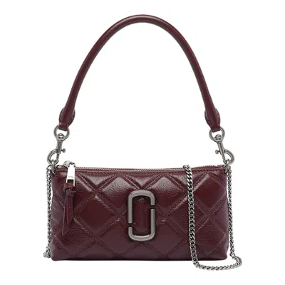Marc Jacobs The Quilted Snapshot Convertible Shoulder Bag In Red