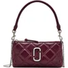 Marc Jacobs The Quilted Snapshot Pochette Bag In Purple